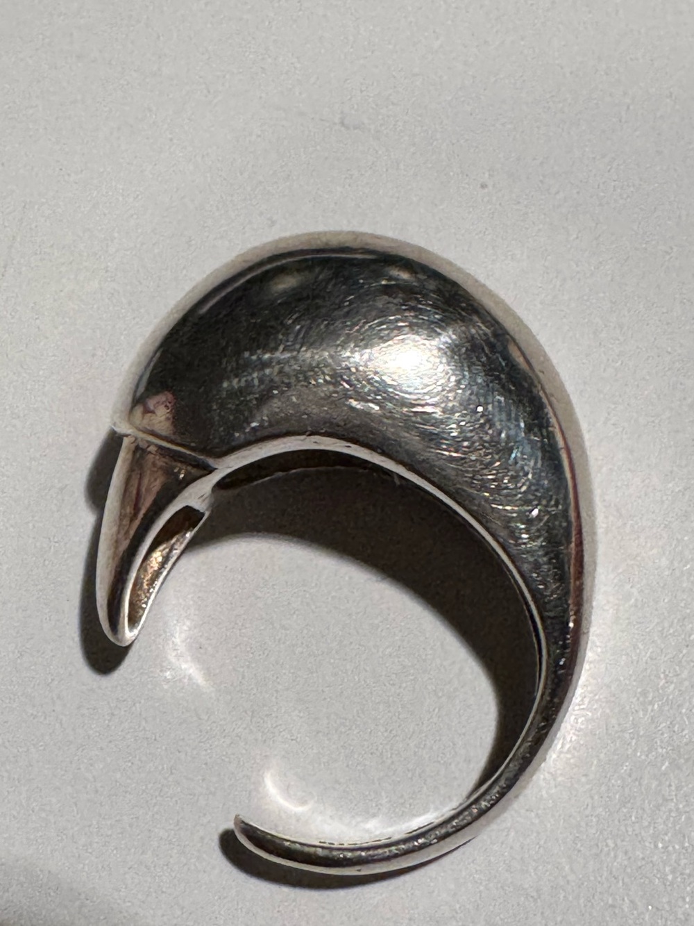 Tiffany & Co. Elsa Peretti Vintage Sterling Silver Eagle Talon Claw Ring 💎RARE💎